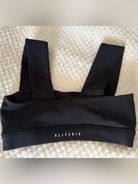 AllFenix Black Sports Bra XS